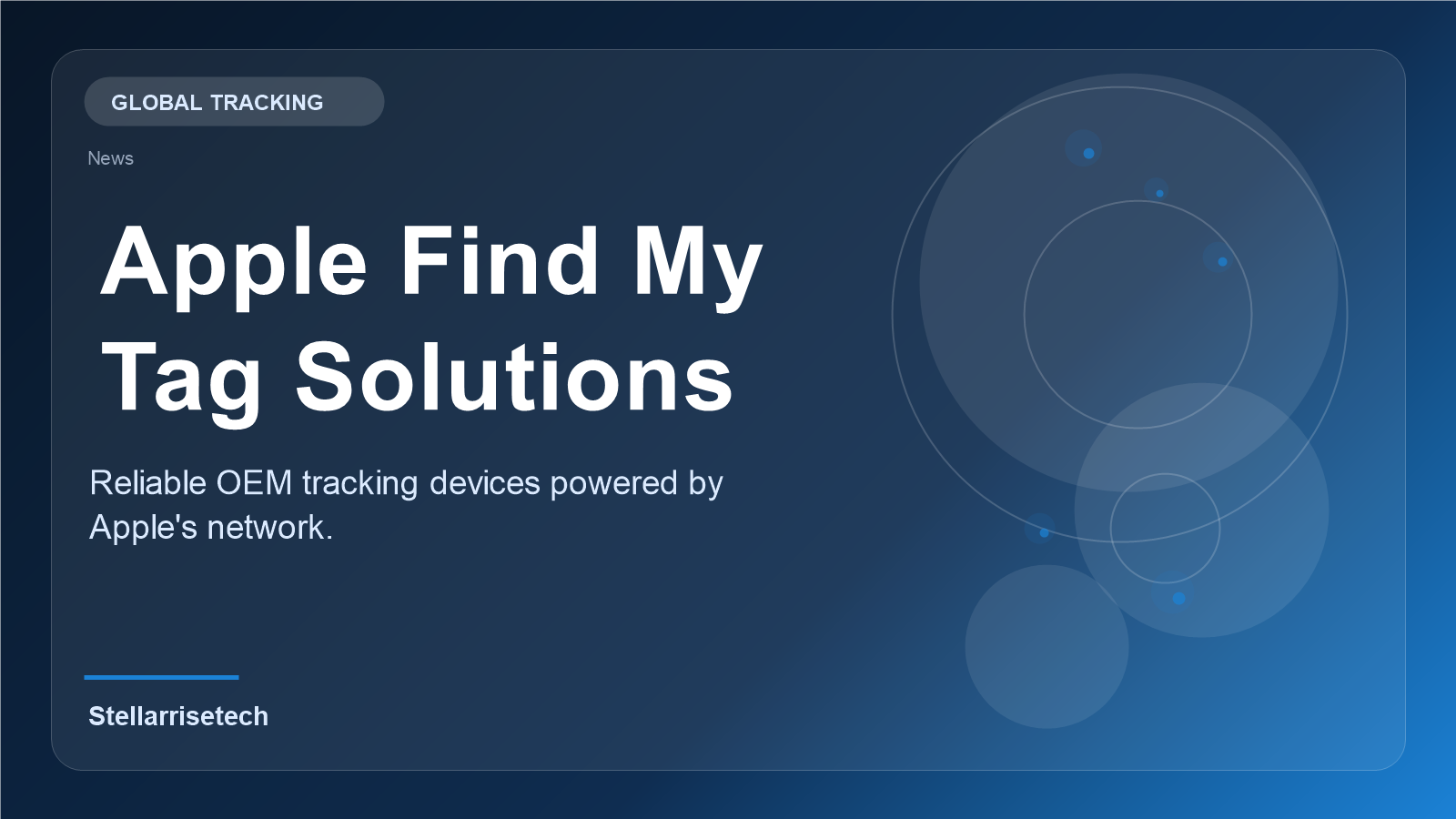 Stellarrisetech Apple Find My Tag Tracking Device