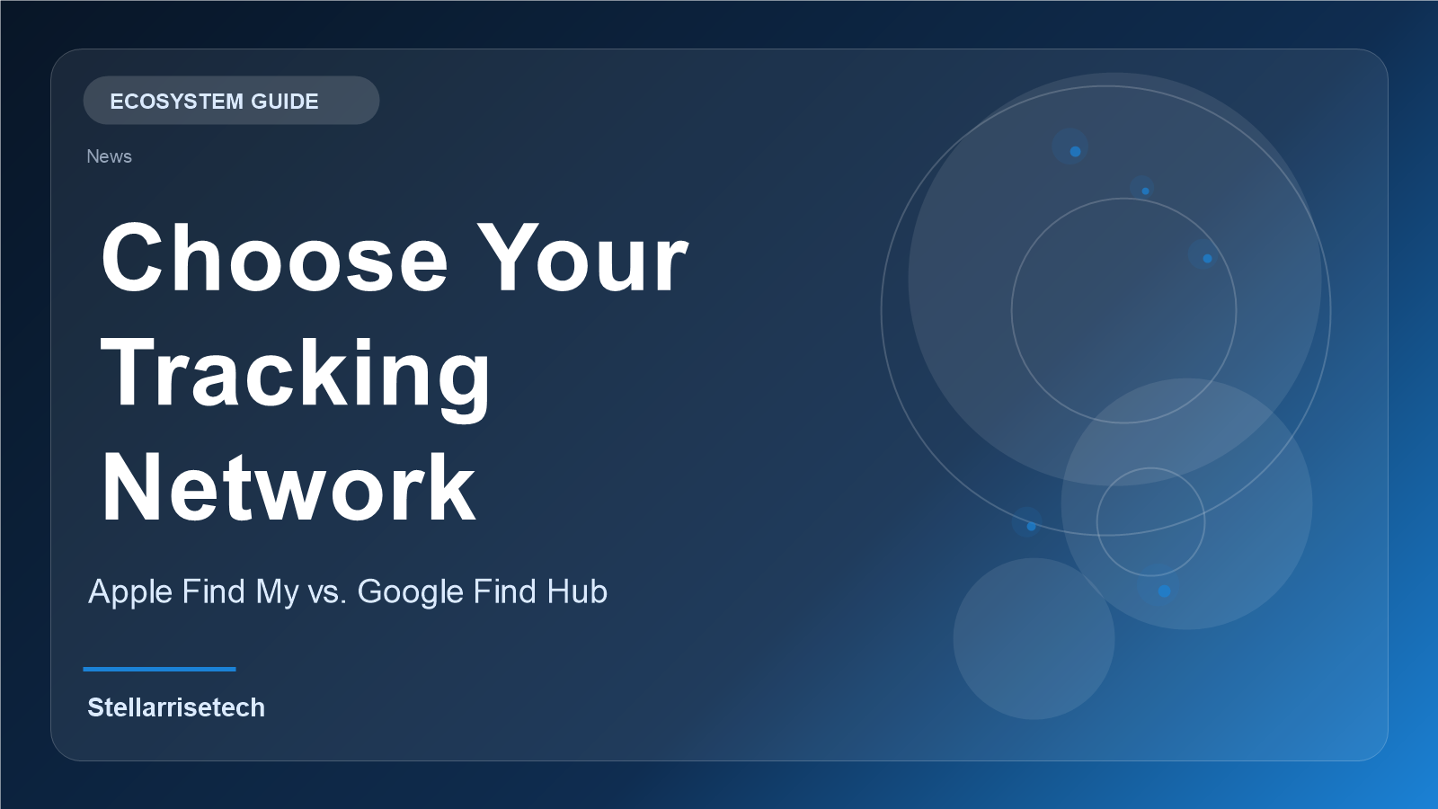 Comparison of Apple Find My and Google Find Hub tracking solutions on mobile devices