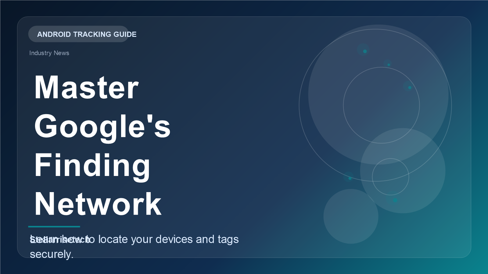 A smartphone displaying the Android device tracking interface next to a smart Bluetooth tag