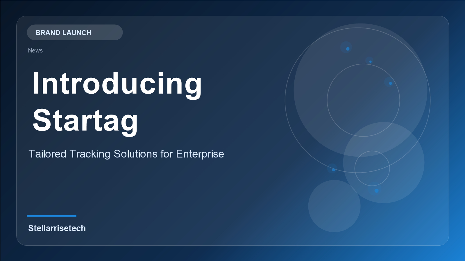 Stellarrisetech Startag brand for customized Bluetooth anti-loss solutions