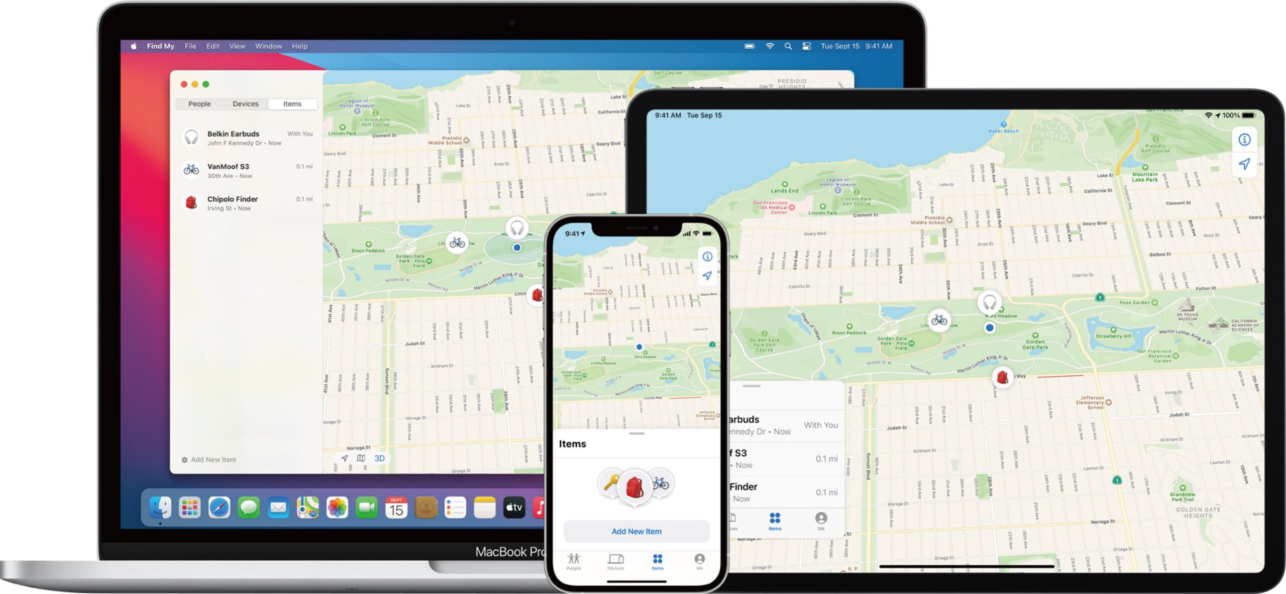 Find My device experience